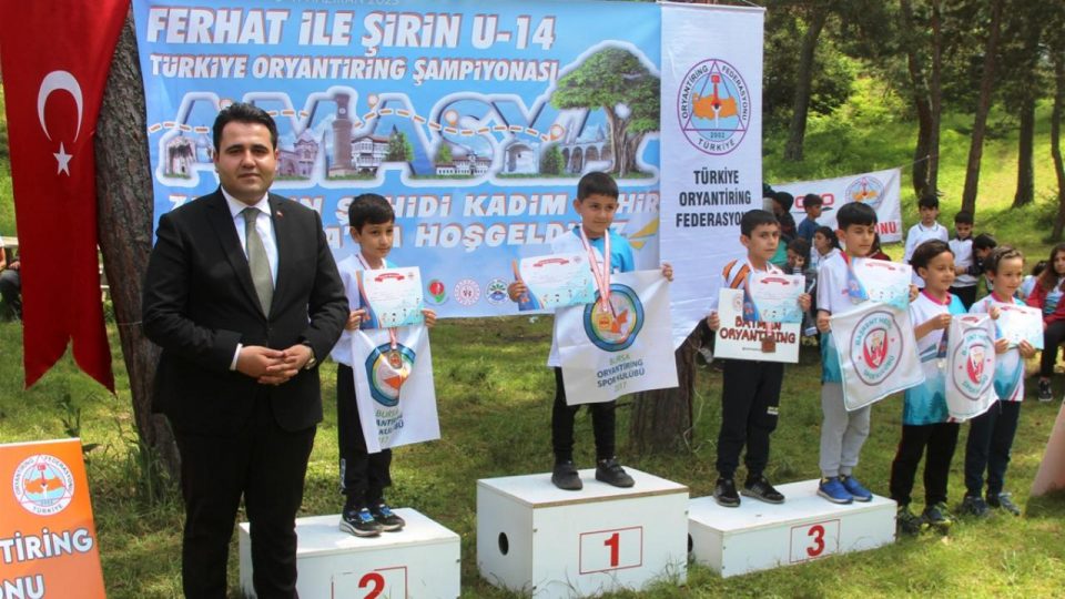 Oryantiring 14 Yaş Altı Türkiye Şampiyonası Amasya’da yapıldı